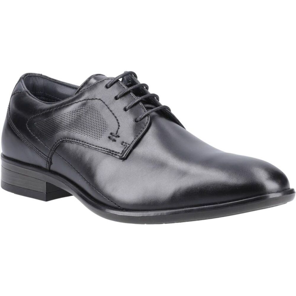 Mens Carl Leather Derby Shoes / Black
